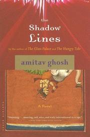 Cover of: The shadow lines by Amitav Ghosh