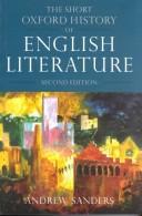 Cover of: short Oxford history of English literature
