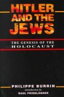 Cover of: Hitler and the Jews by Philippe Burrin