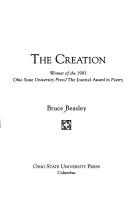 Cover of: The Creation/Poems