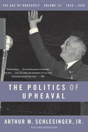 Cover of: The politics of upheaval, 1935-1936 | Arthur M. Schlesinger, Jr.