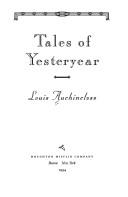 Cover of: Tales of yesteryear