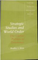 Cover of: Strategic studies and world order