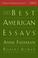 Cover of: The Best American Essays 2003 (The Best American Series)