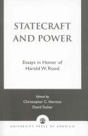 Cover of: Statecraft and power: essays in honor of Harold W. Rood
