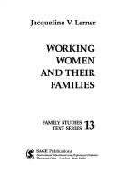 Cover of: Working women and their families