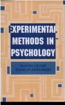 Experimental methods in psychology by Gustav Levine