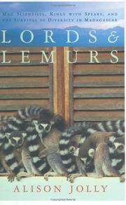 Cover of: Lords and Lemurs by Alison Jolly, Jolly· Alison