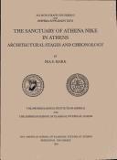 Cover of: The Sanctuary of Athena Nike in Athens: architectural stages and chronology