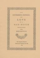 Cover of: The distress'd orphan, or, Love in a mad-house by Eliza Fowler Haywood