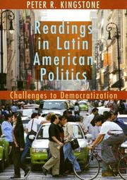 Cover of: Readings in Latin American Politics: Challenges to Democratization