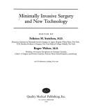 Cover of: Minimally invasive surgery and new technology by edited by Felicien M. Steichen, Roger Welter.