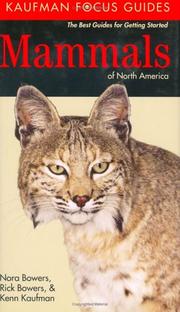 Cover of: Kaufman Focus Guide to Mammals of North America (Kaufman Focus Guides)