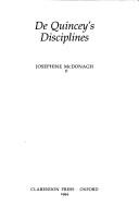 Cover of: De Quincey's disciplines