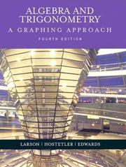 Cover of: Algebra and Trigonometry | Ron Larson