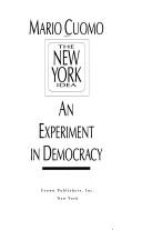 Cover of: The New York idea: an experiment in democracy
