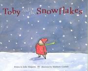 Cover of: Toby and the snowflakes