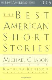 Cover of: The Best American Short Stories 2005 (The Best American Series) | 