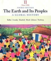 Cover of: The Earth And Its Peoples: A Global History : Since 1500