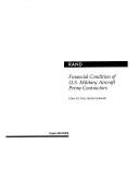 Cover of: Financial condition of U.S. military aircraft prime contractors by Pint, Ellen M.