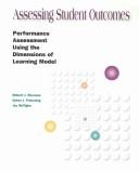 Cover of: Assessing student outcomes by Robert J. Marzano