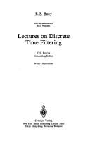 Cover of: Lectures on discrete time filtering