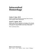 Cover of: Intracerebral hemorrhage by Carlos S. Kase