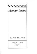 Cover of: Annunciation by David Plante