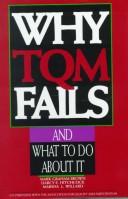 Cover of: Why TQM fails and what to do about it