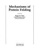 Cover of: Mechanisms of protein folding