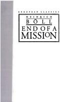 Cover of: End of a mission