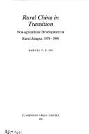 Cover of: Rural China in transition: non-agricultural development in rural Jiangsu, 1978-1990