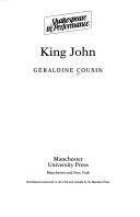 Cover of: King John by Geraldine Cousin