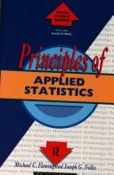 Cover of: Principles of applied statistics