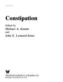 Cover of: Constipation by edited by Michael A. Kamm and John E. Lennard-Jones.