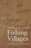 Cover of: Fishing villages in Tokugawa, Japan