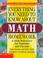 Cover of: Everything you need to know about math homework