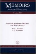 Cover of: Parabolic Anderson problem and intermittency