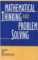 Cover of: Mathematical thinking and problem solving by edited by Alan H. Schoenfeld.