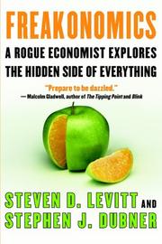 Cover of: Freakonomics | Steven D. Levitt