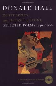 Cover of: White apples and the taste of stone by Donald Hall