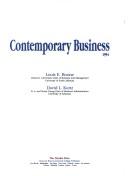 Cover of: Contemporary business by Louis E. Boone