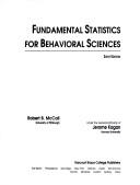 Cover of: Fundamental statistics for behavioral sciences