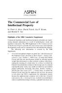 Cover of: The commercial law of intellectual property | Peter A. Alces