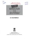 Cover of: More Windows for dummies by Andy Rathbone