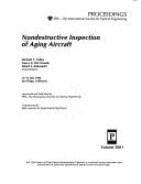 Cover of: Nondestructive inspection of aging aircraft: 14-15 July 1993, San Diego, California