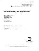 Cover of: Interferometry VI--applications | 