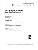 Cover of: Stereoscopic displays and applications IV: 1-2 February 1993, San Jose, California