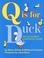 Cover of: Q Is for Duck