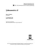 Cover of: Videometrics II: 9-10 September 1993, Boston, Massachusetts
